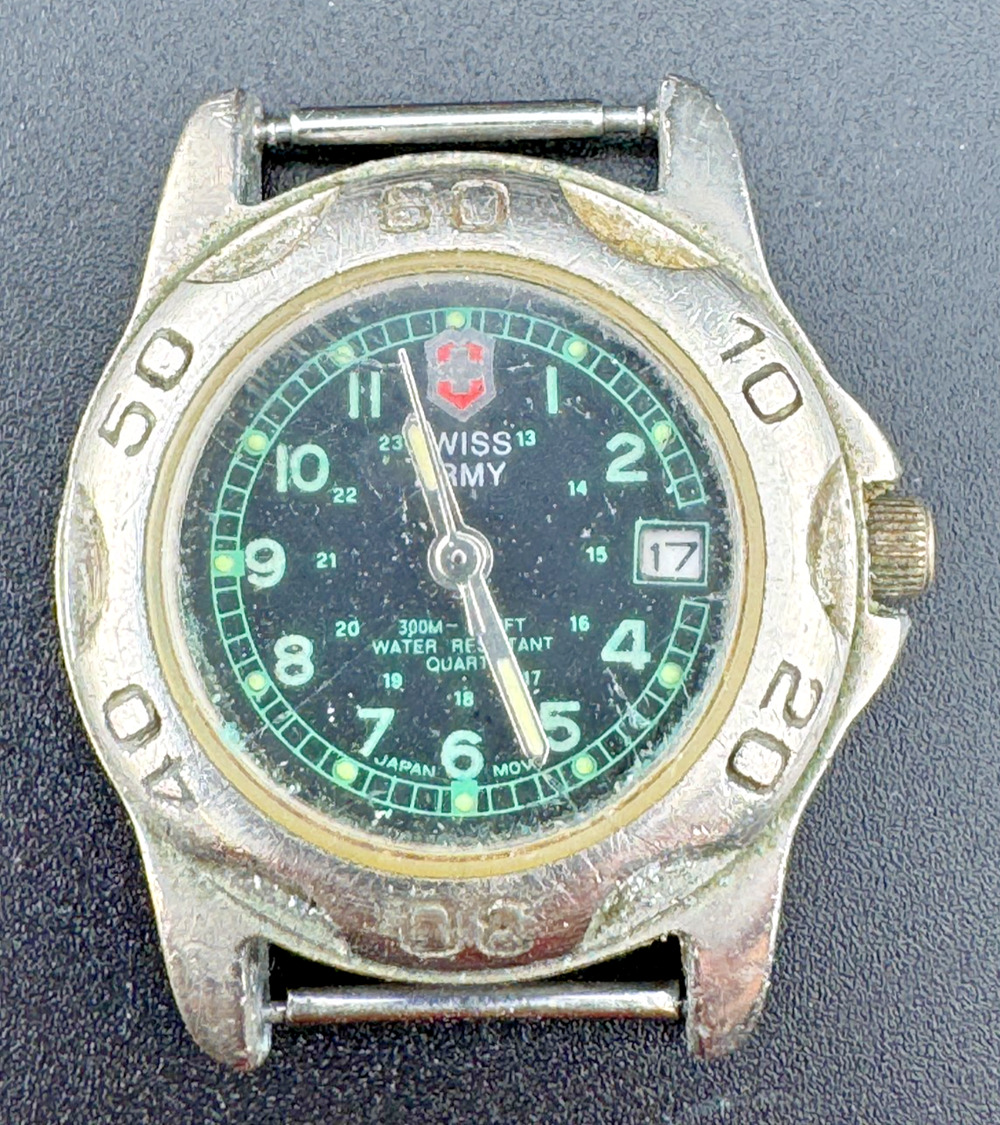 Vintage Swiss Army Victorinox Diver Watch 300M No Strap